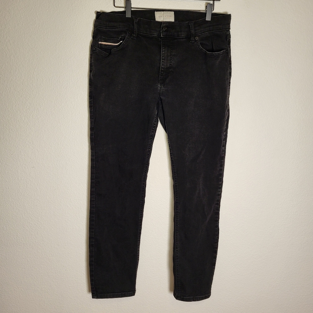 Sun + Stone Black Denim Jeans size 33x30